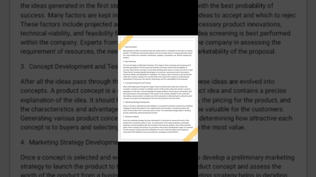 #New Product development process #commerce#management#marketing