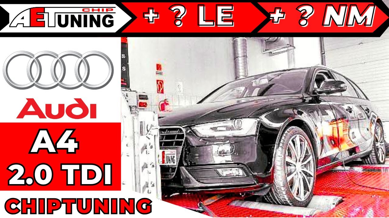 ✅ Audi A4 2.0 CR TDI 143Le Chiptuning DYNO Motoroptimalizálás ❌