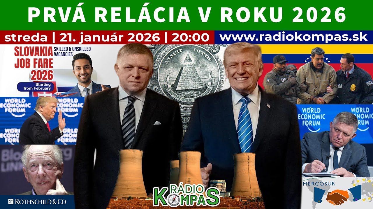 Prvá relácia v roku 2026: Venezuela, jadrová elektráreň, Mercosur, pracovníci z cudziny (21.1.2026)