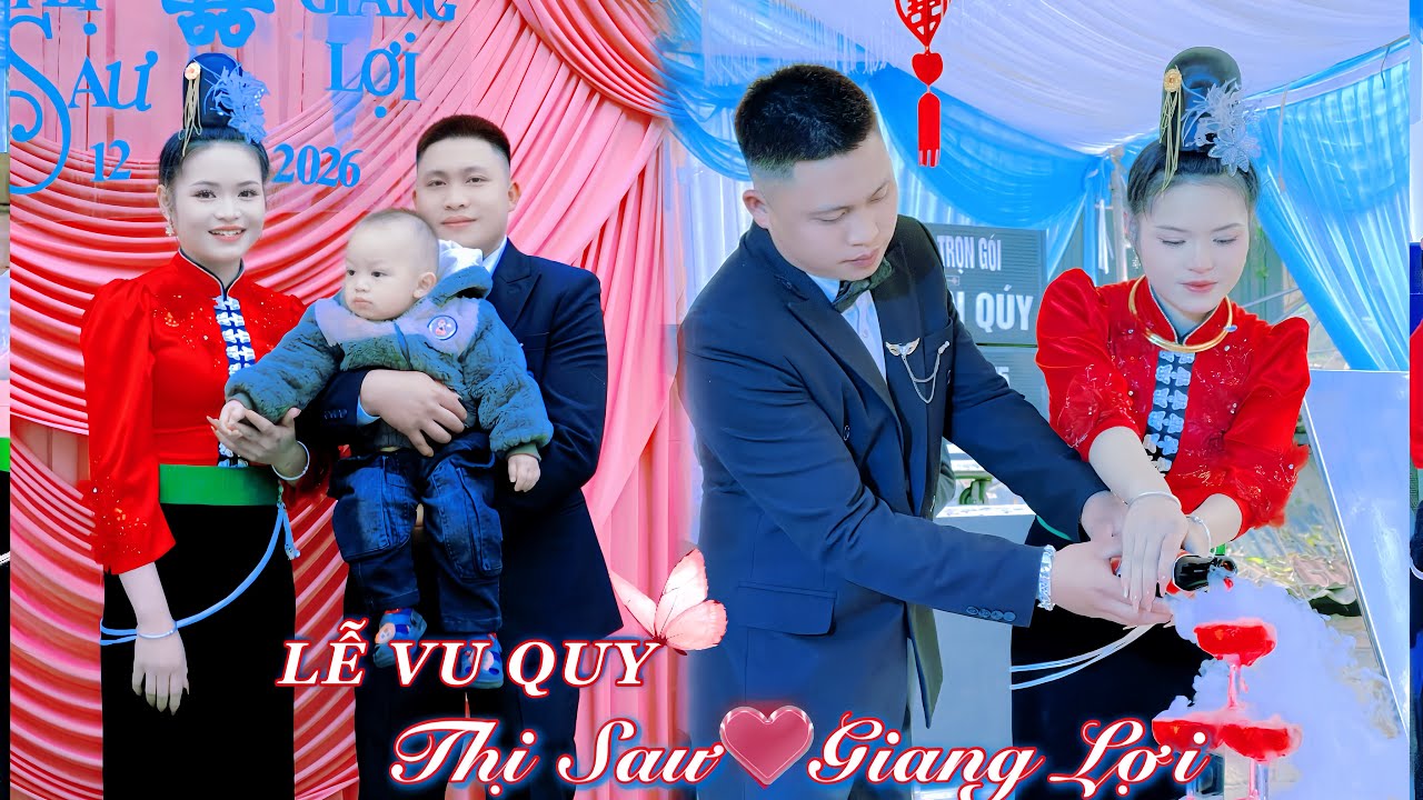 ĐÁM CƯỚI NGƯỜI THÁI/ TOÀN CẢNH LVQ CD THỊ SAƯ & CR GIANG LỢI/BẢN SAN - CHIỀNG CƠI.
