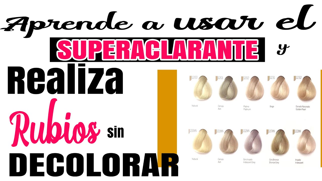 APRENDE APLICAR el SUPER ACLARANTE y REALIZA RUBIOS sin DECOLORAR @bettylazcano