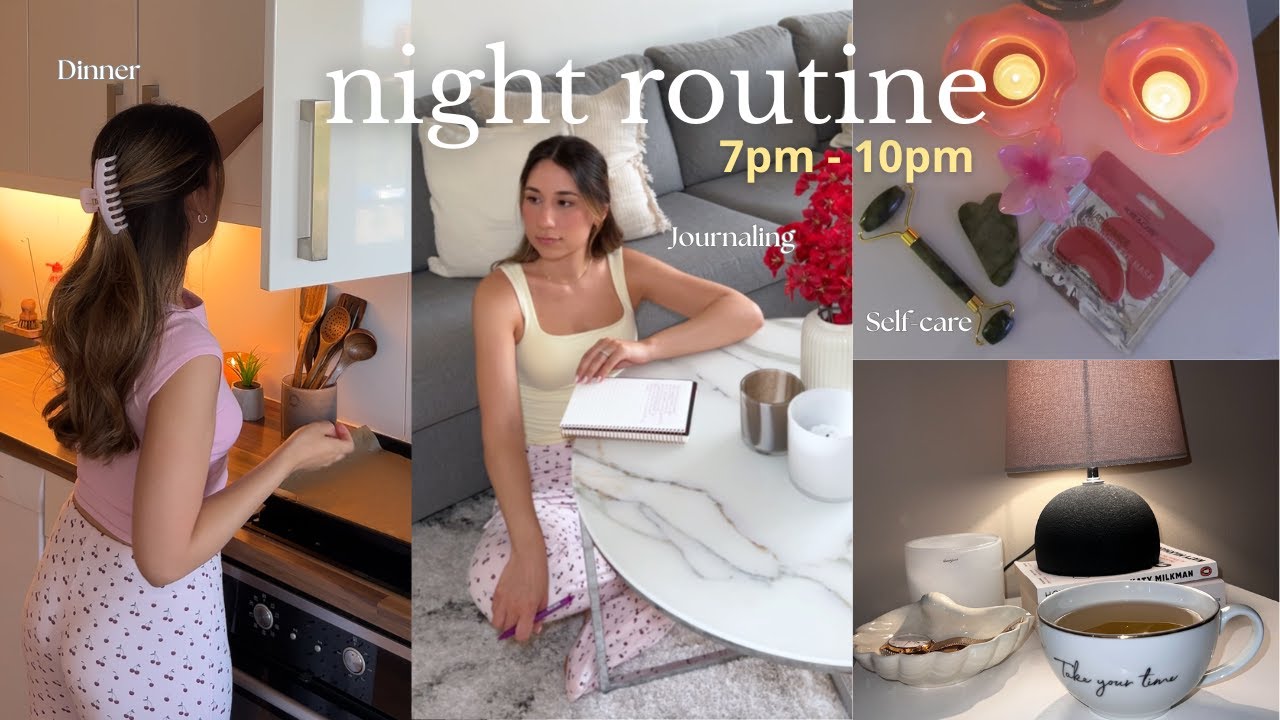 MY COZY NIGHT ROUTINE | Journaling, Cooking & Self Care
