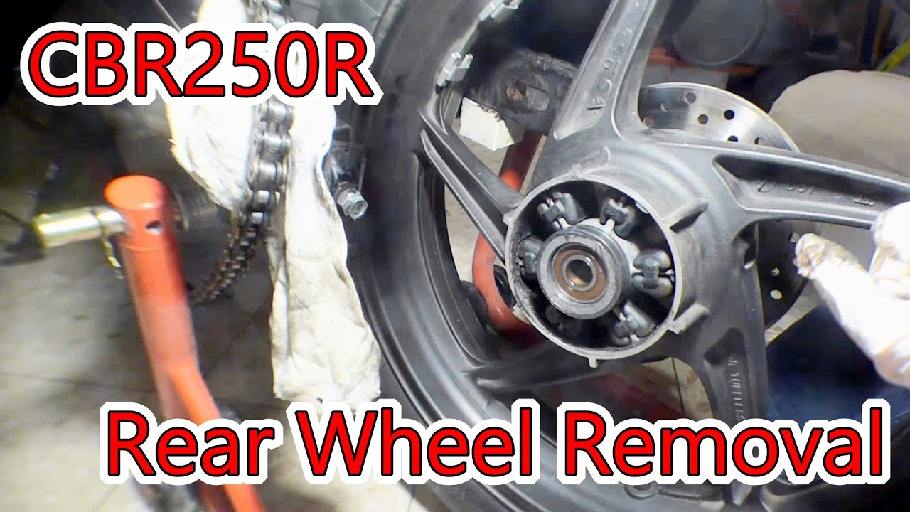 Rear Wheel (1 OF 5) | The WHEEL - Removal & Reassembly | CBR250R 2013WHEEL