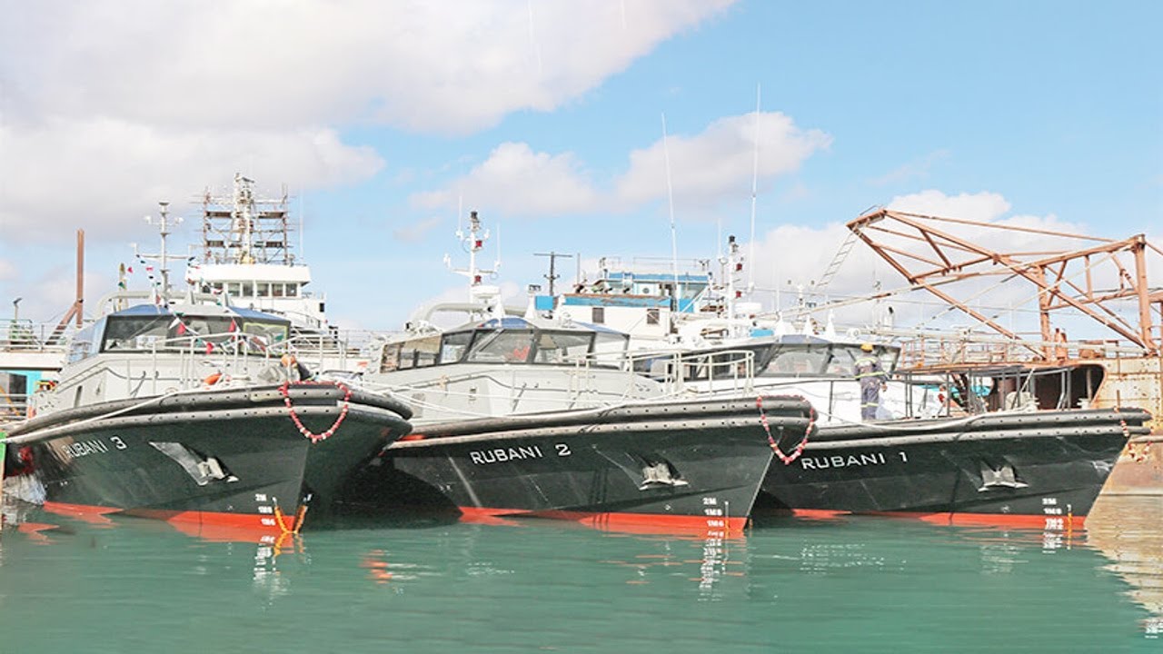 SECO - Rubani 1–3 Pilot Boats for TPA – Vessel Lift and Technical Launch