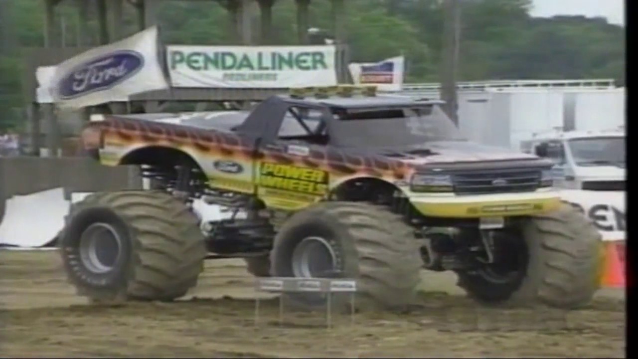 1995 PENDA Monster Truck Challenge Lima, OH Race 2