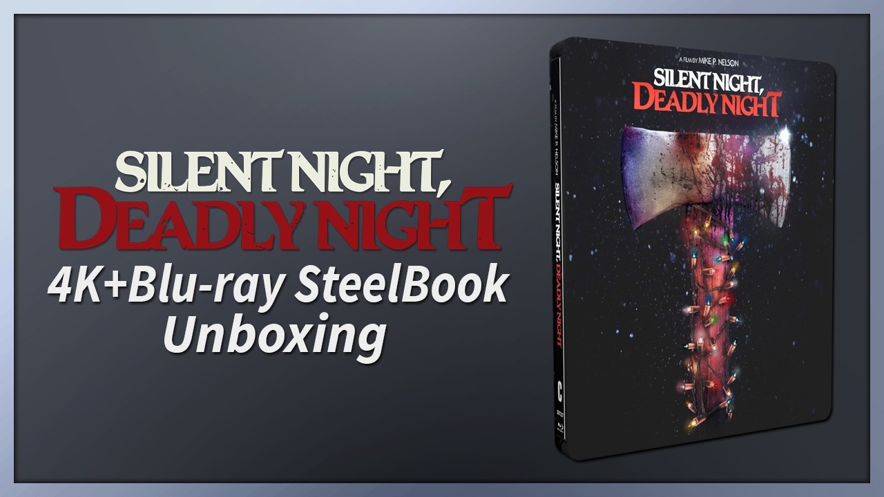 Silent Night, Deadly Night 4K+Blu-ray SteelBook Unboxing