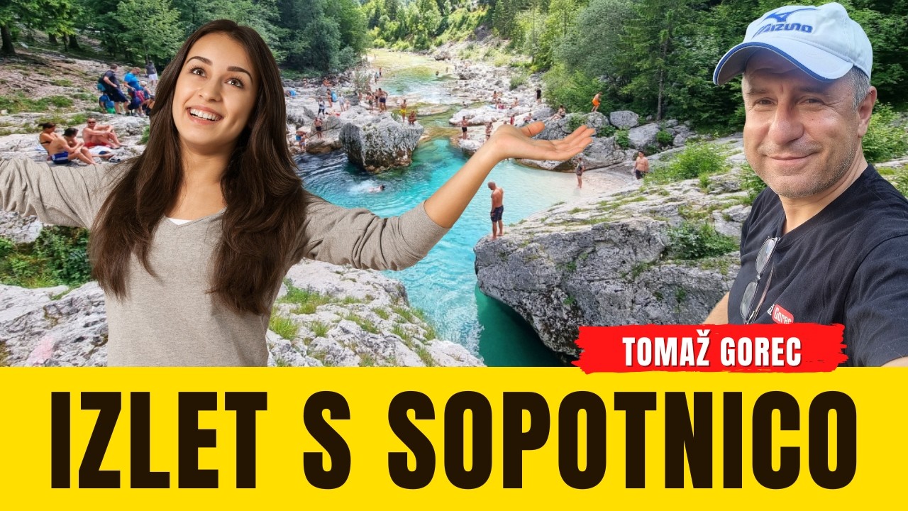 Odlična ideja kam na izlet po Slovenije je dolina reke Soče 🥰