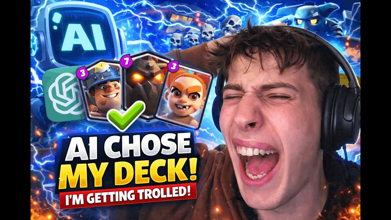 AI picks my deck in Clash Royale