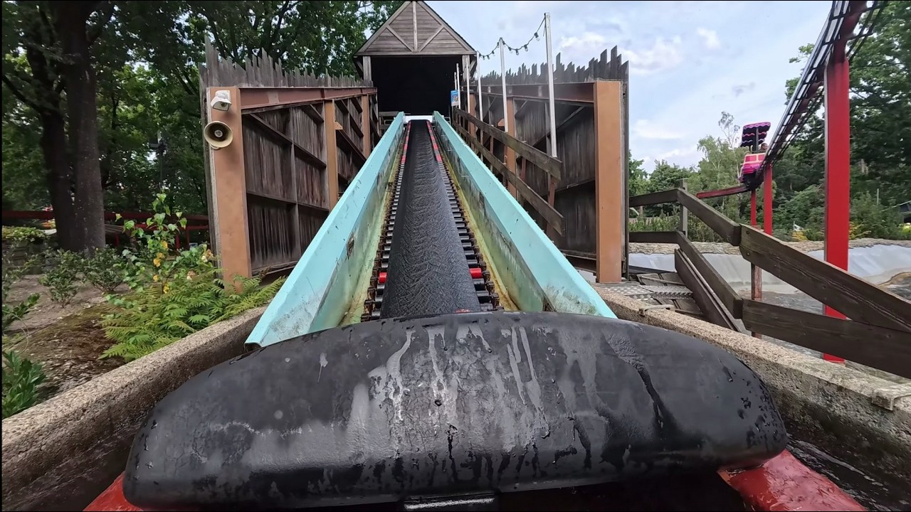 Wild Waterfal Logflume Onride Hellendoorn 2025