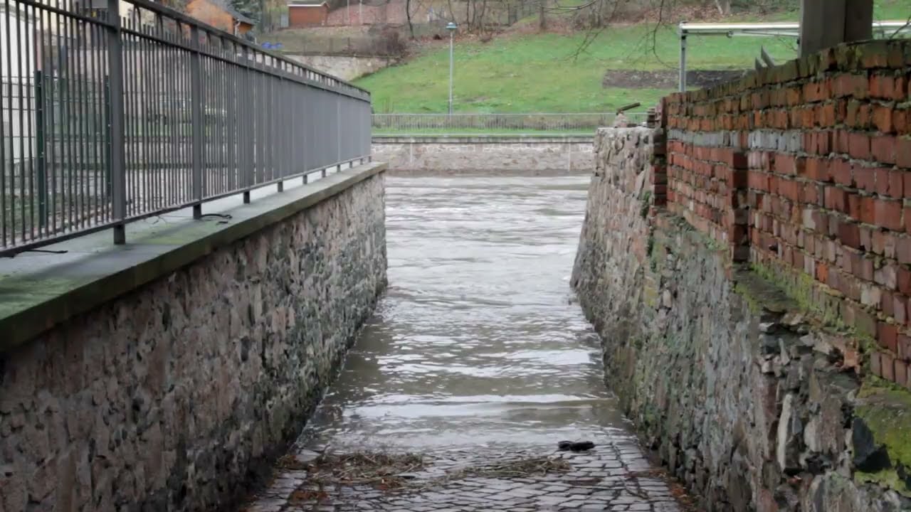 Hochwasser in Waldheim, Weihnachten 2023
