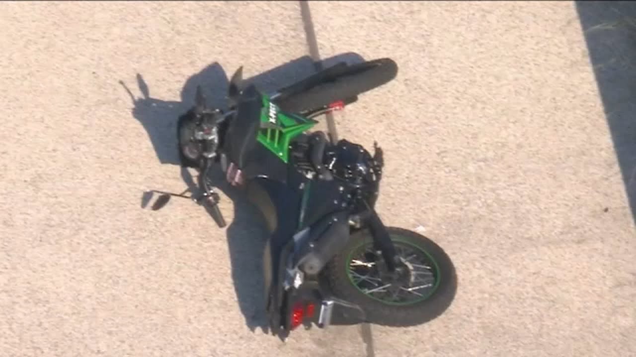 Search on for motorcycle driver in Queens hit-and-run crash