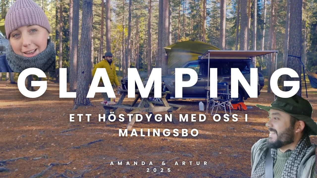 Vi glampade i skogen vid Ljustjärnen (Malingsbo) 🍂