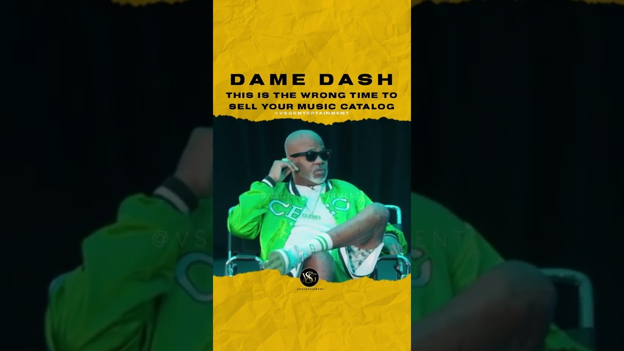 This is the wrong time to sell your music catalog. Do you agree with #damedash ?