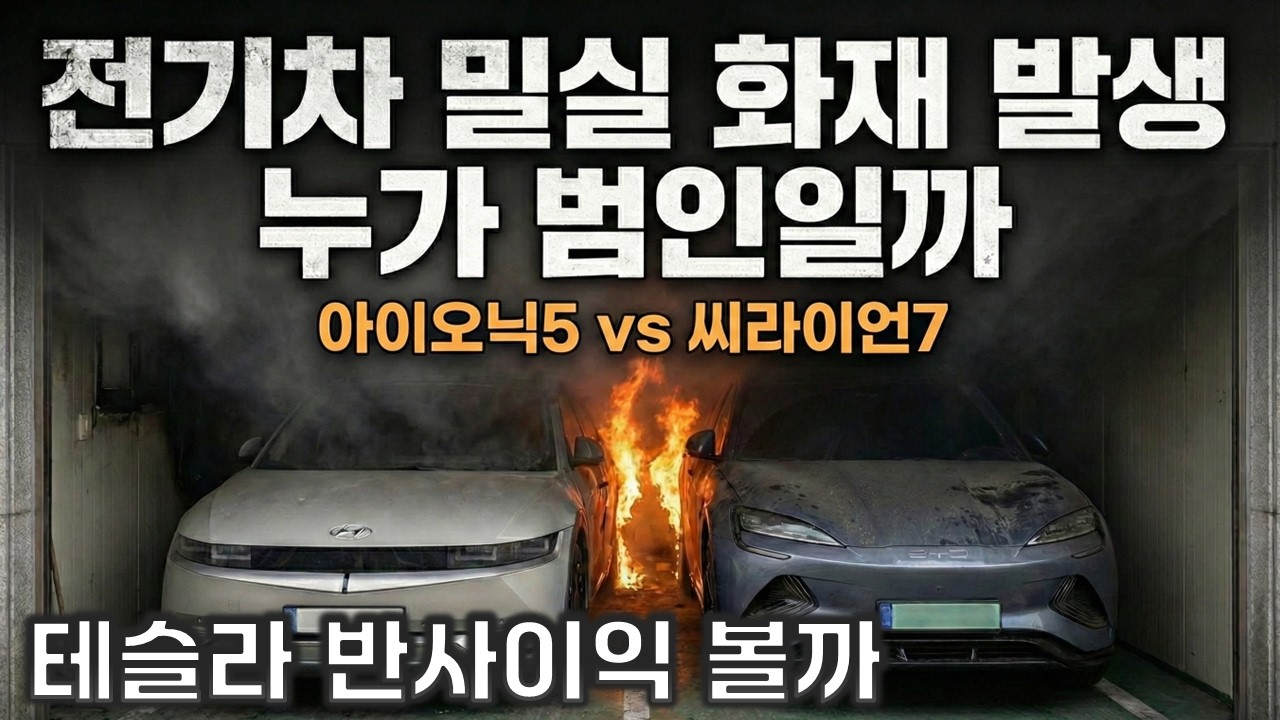 전기차 밀실 화재 발생 ! 테슬라 반사이익 볼까 ?