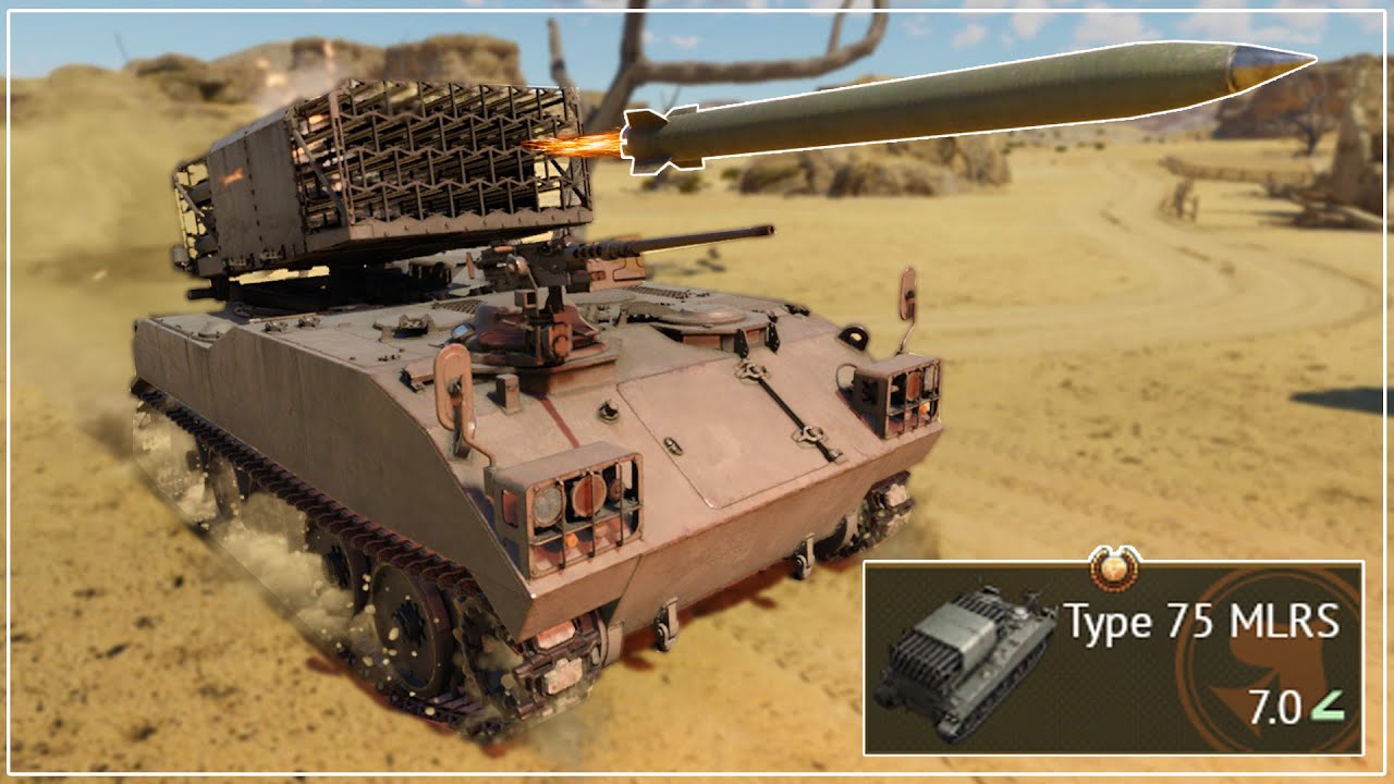 The Japanese Type 75 MLRS Is Pretty Cool In War Thunder!