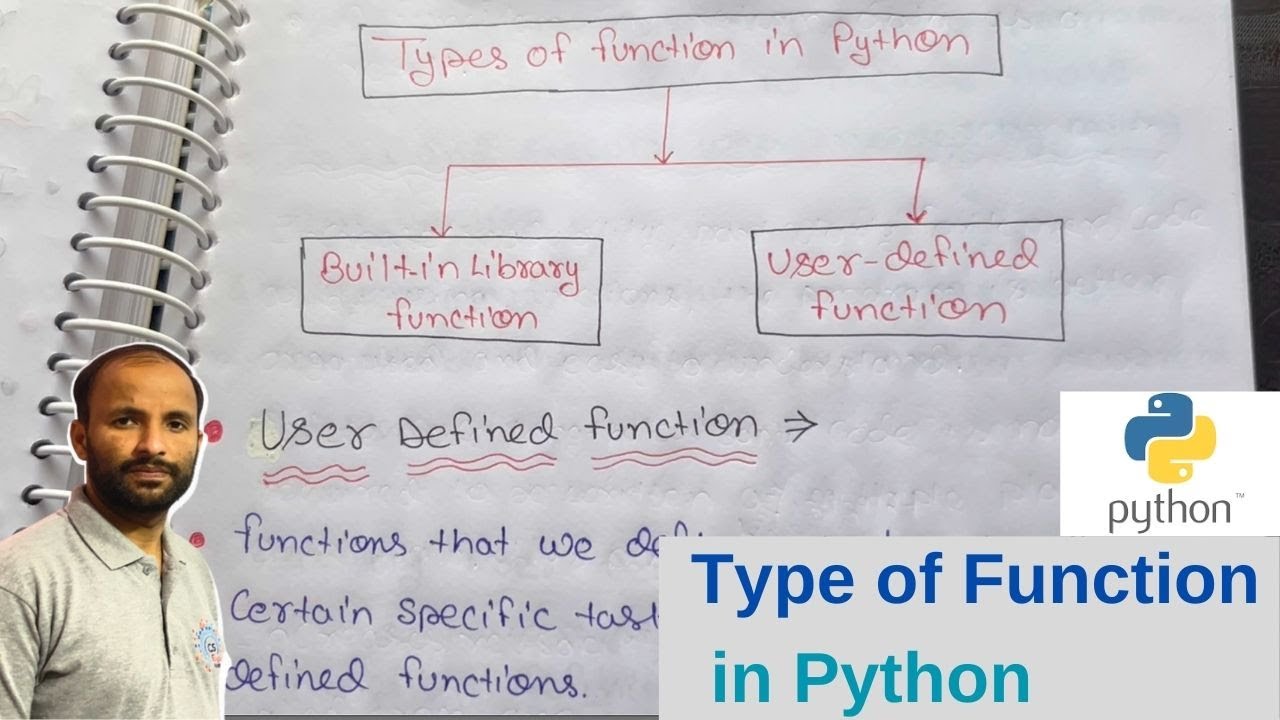 User-Defined Function in Python | Types of Functions in python with program example | CSE GYAN
