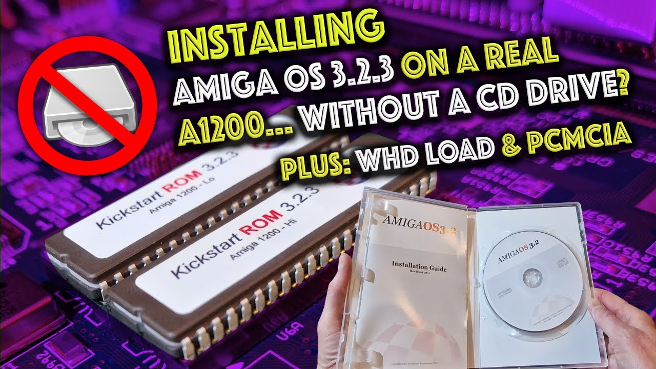 Amiga OS 3.2.3 — Workbench установлен без CD-привода