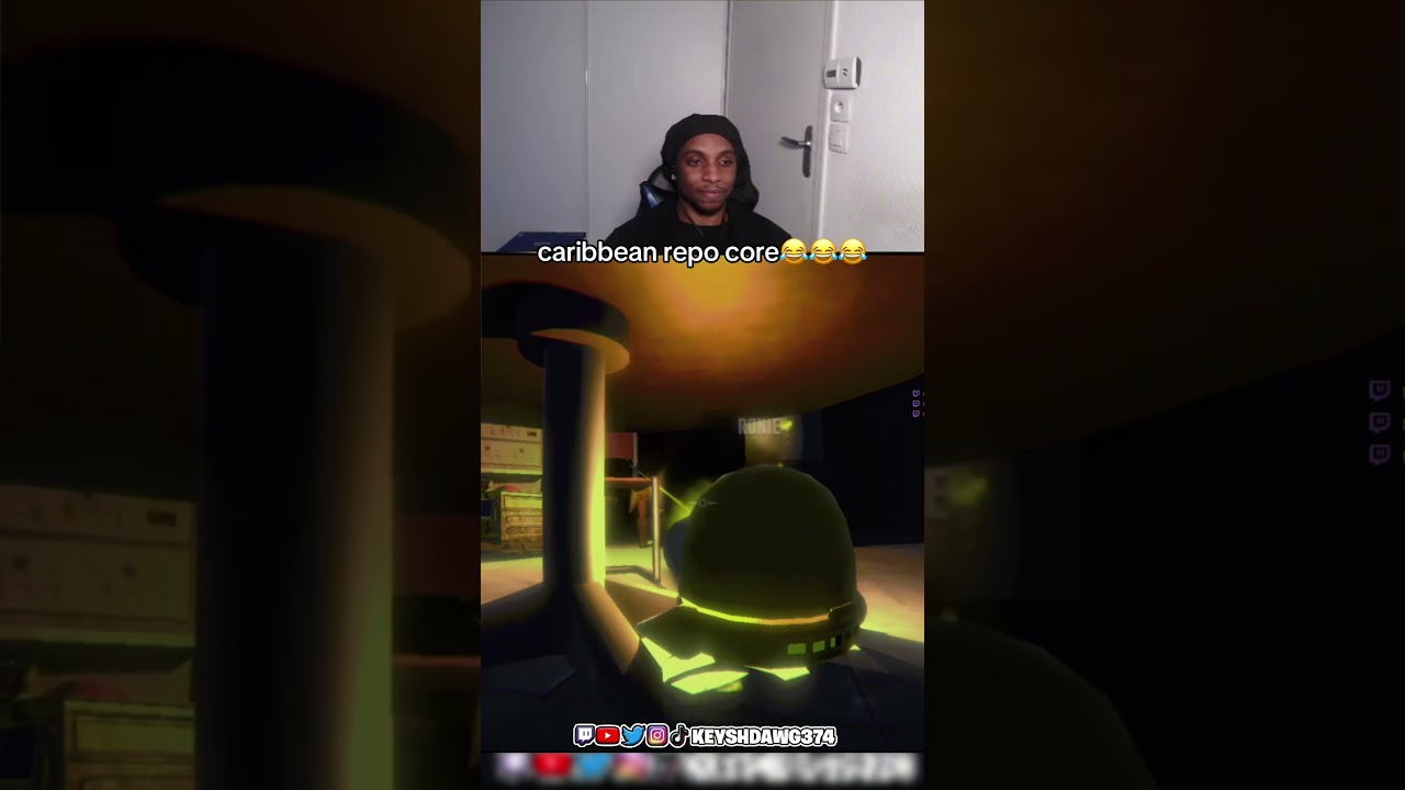 caribbean repo core😂😂😂 #shorts #repo #horror #jumpscare