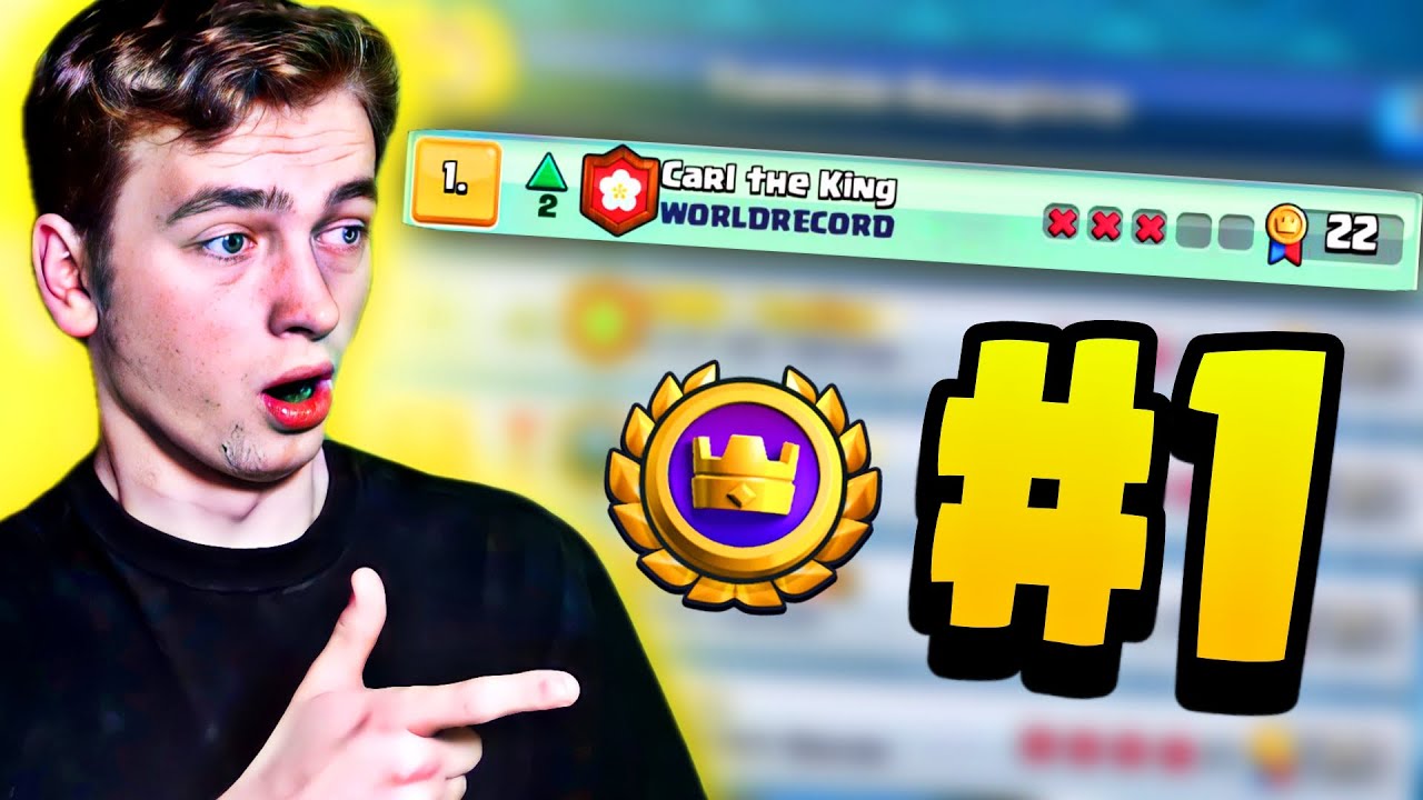 😱🥇Ich bin PLATZ 1 DER WELT im Königlichen Turnier... (100% episch) | Clash Royale Deutsch