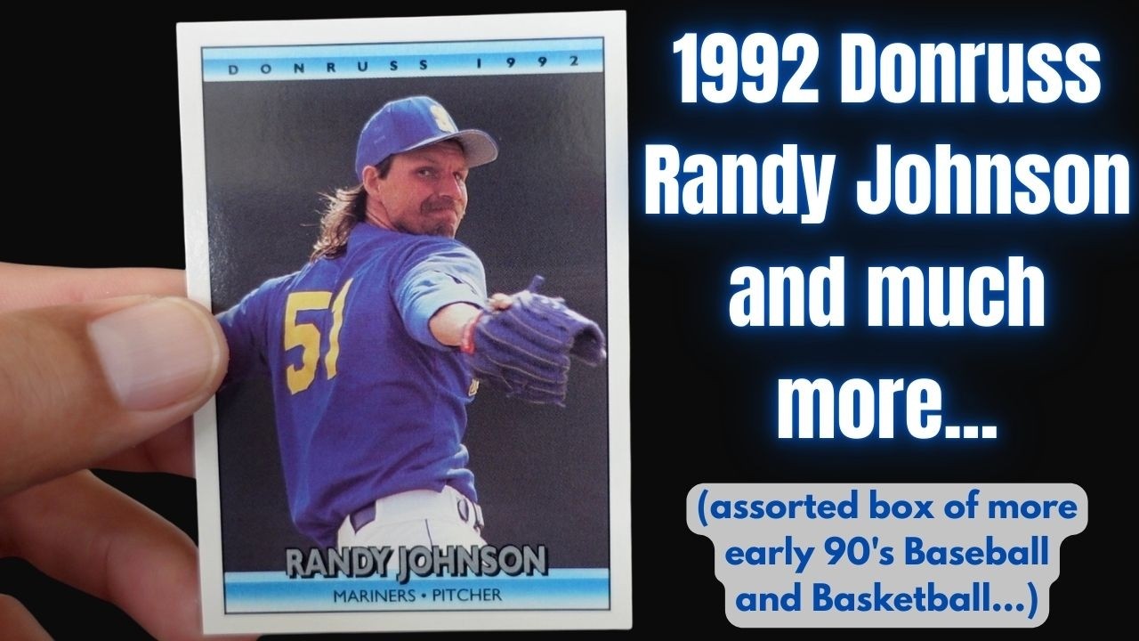 Randy Johnson, Kenny Lofton Draft Pick cards, and variety of much more... (assorted box pt. 3)