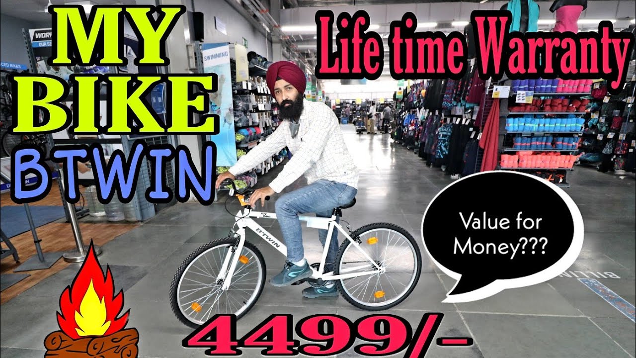 Finally got Bicycle!!! BTWIN My Bike Decathlon |Unboxing, Price, Full Review of my bike cycle(Hindi)
