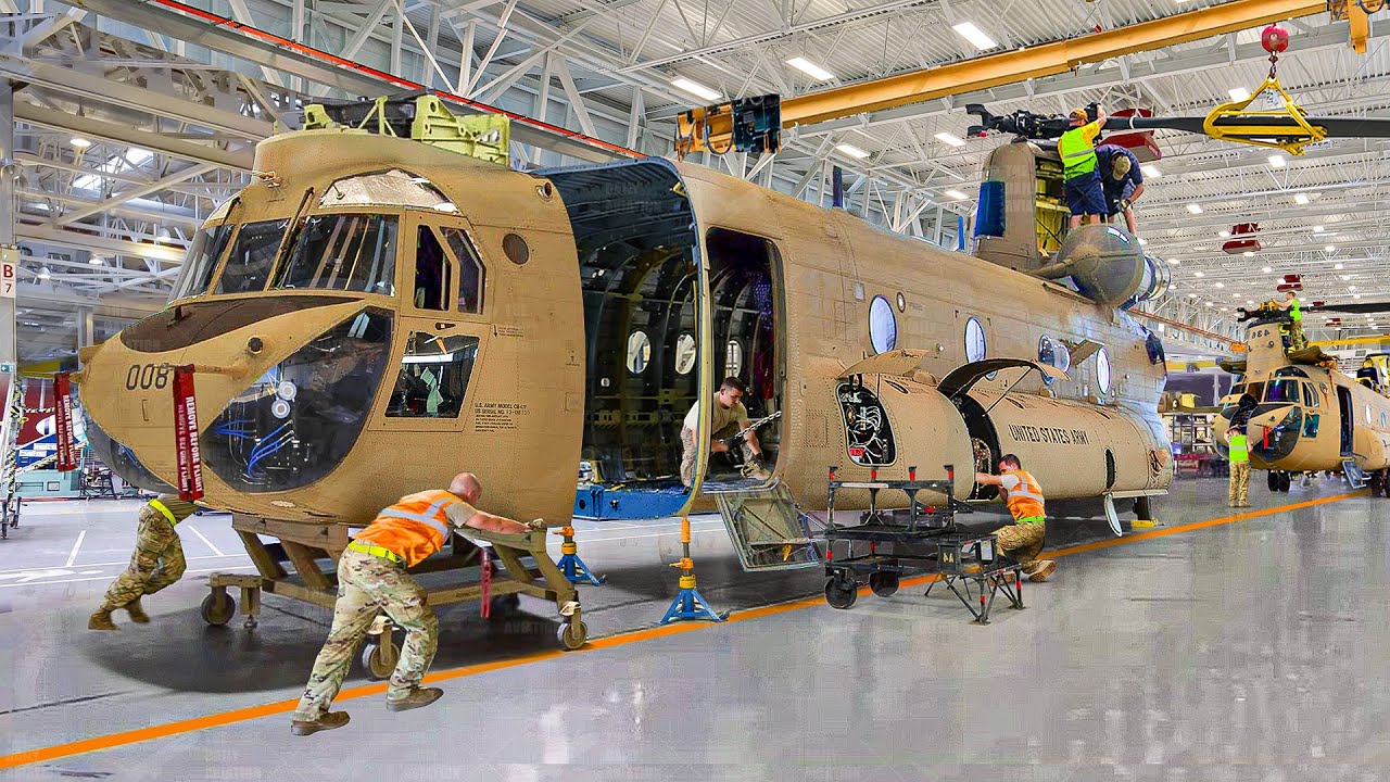 Training US Newbie Soldiers to Repair Massive CH-47 Helicopters