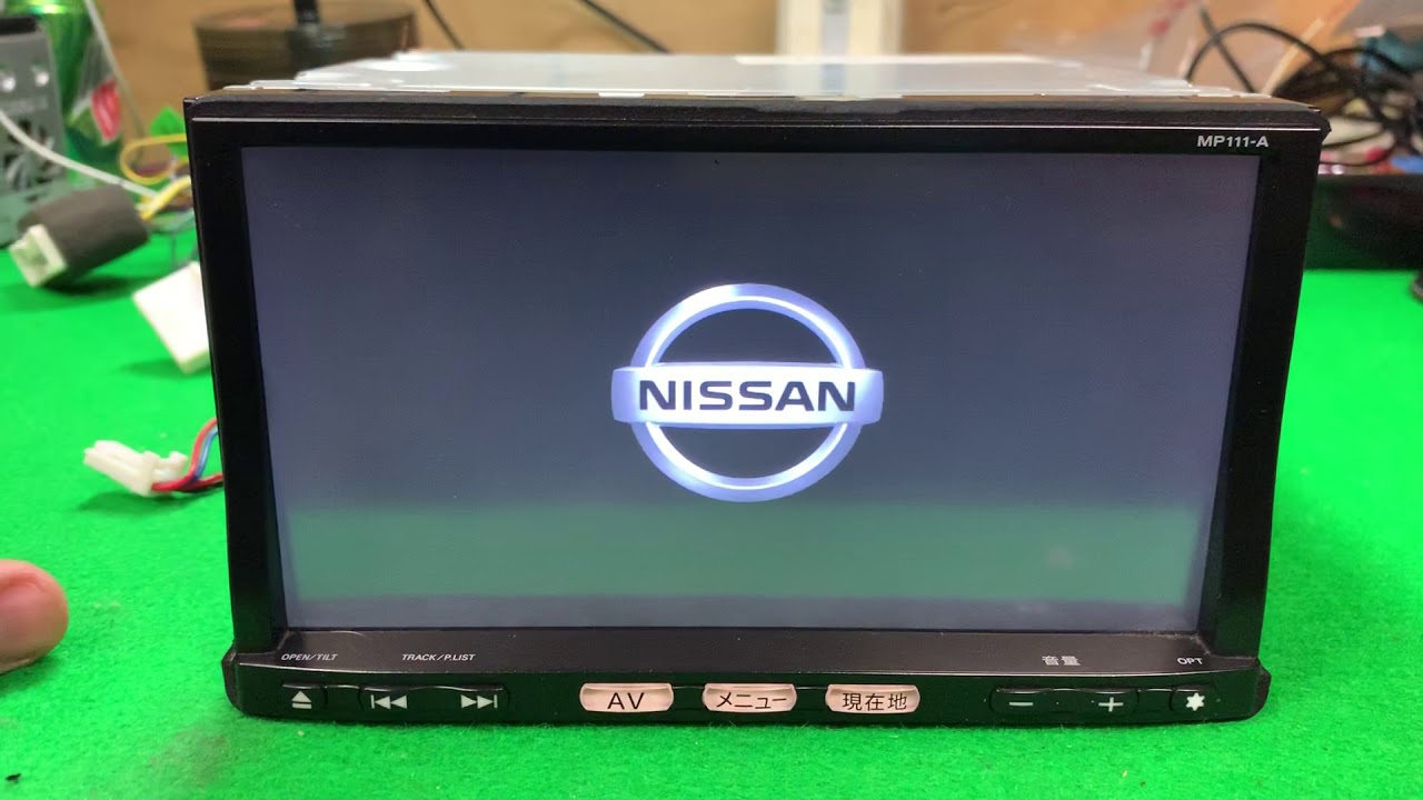 Nissan Pioneer MP111-A Sd Card and change language