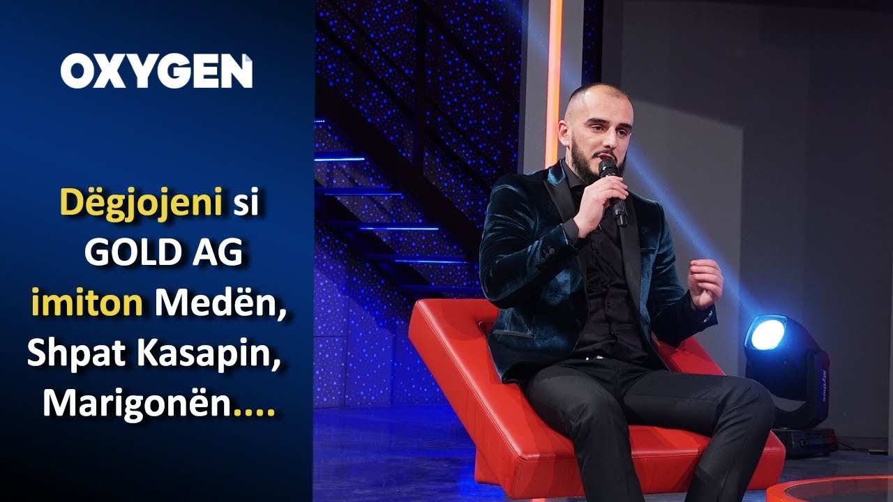 Dëgjojeni si GOLD AG imiton Medën, Shpat Kasapin, Marigonën