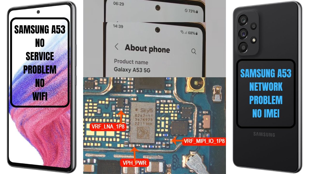 Samsung A53 5G No Service No Wifi