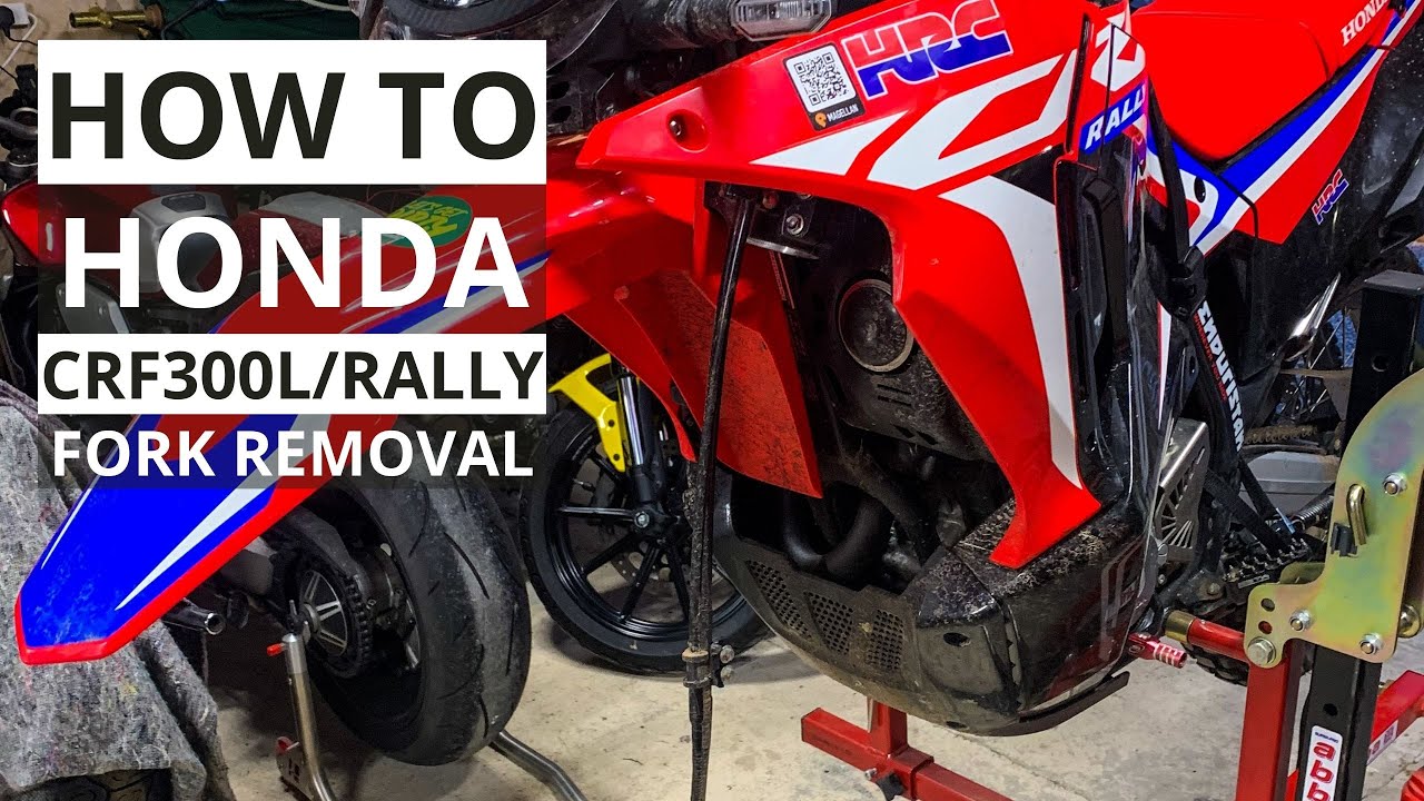 How To: Honda CRF300L/Rally Fork Removal 4K