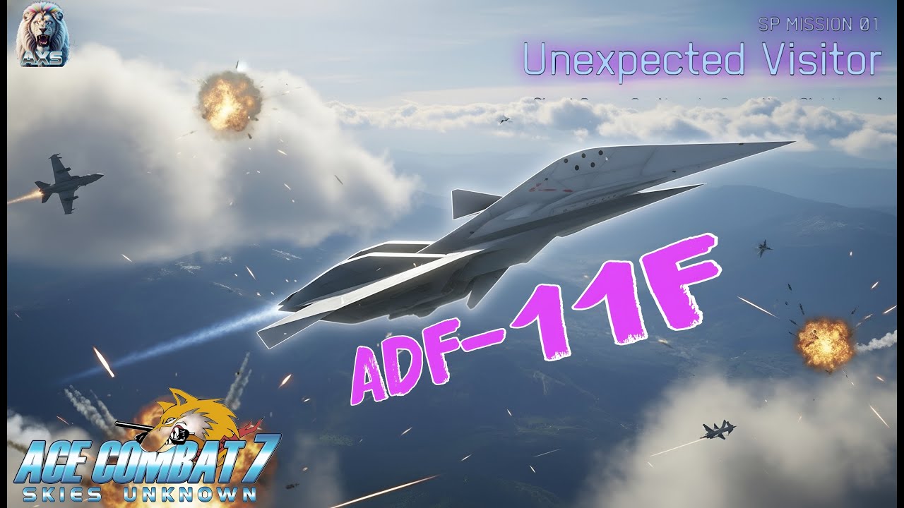 Ace Combat 7 | ADF-11F Raven | SP Mission 01: Unexpected Visitor Gameplay