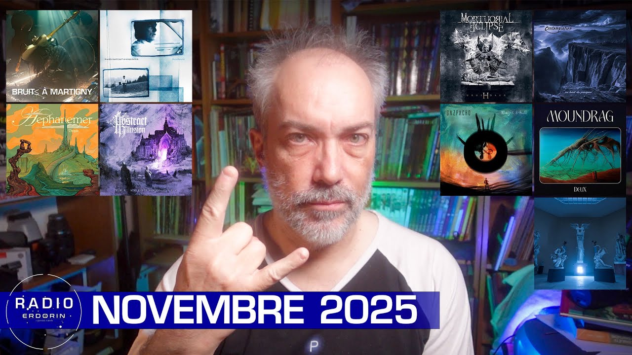 Albums de novembre 2025 – fureur, nuit et robots (PROG, METAL, POST-HARDCORE, PSYCHÉ et DARKSYNTH)
