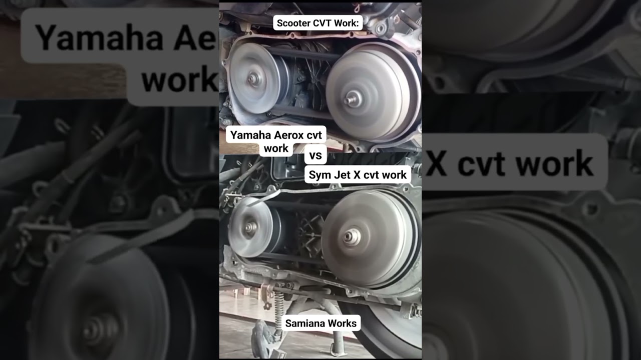 CVT Work: Sym JetX vs Yamaha Aerox!