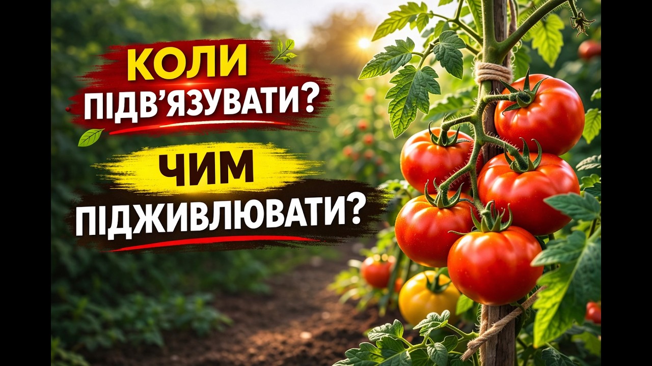 Як доглядати за помідорами, щоб був великий урожай?