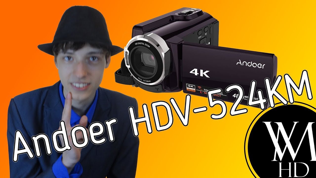 Andoer HDV-524KM 4K 1080P 48MP WiFi Digital Video Camera - Video_Mix_HD