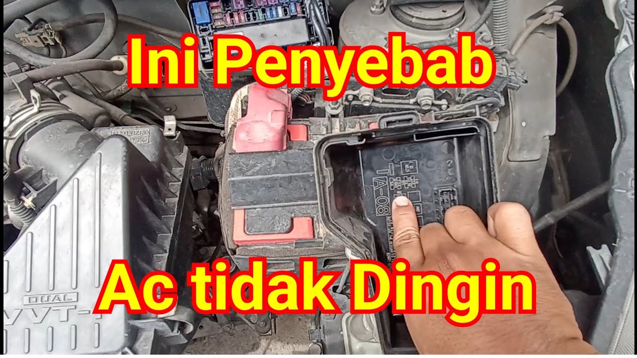 Letak sekring Ac mobil Calya Sigra penyebab Tidak dingin