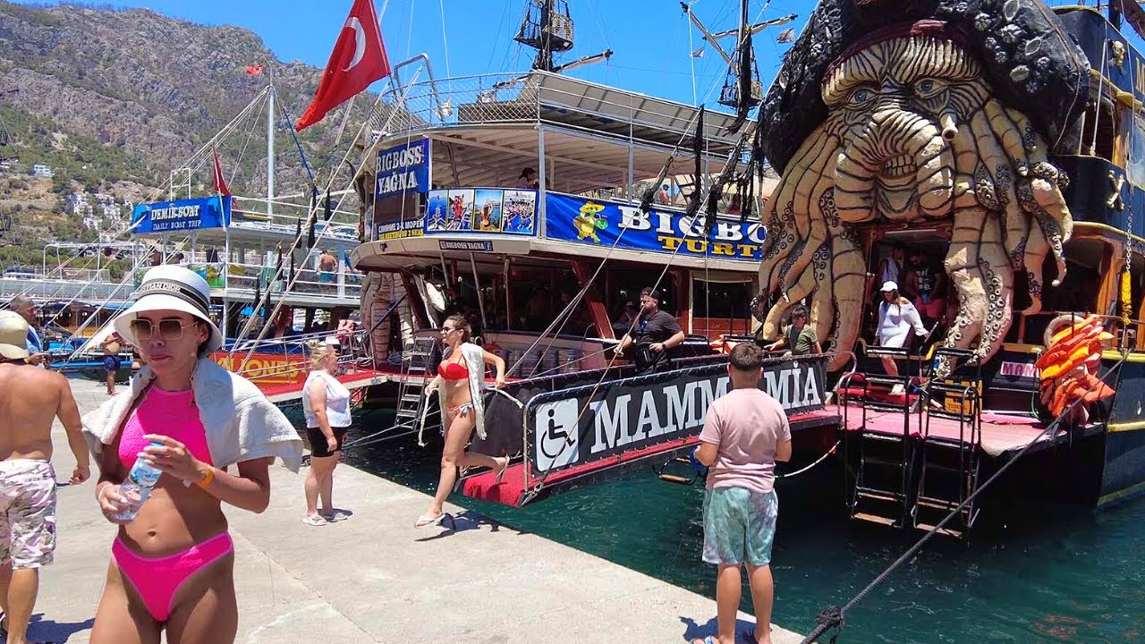 Marmaris Turun&ccedil; Walking Tour | 2022 Muğla, Turkey [4K UHD 60 fps]