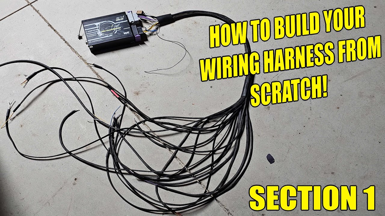 HOW TO BUILD YOUR OWN ENGINE WIRING HARNESS #1 (part 2 Section 1)
