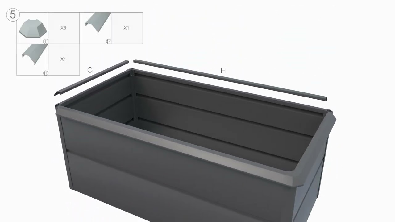 Montagevideo Schneckenschutz für Designhochbeet Nele und Theo
