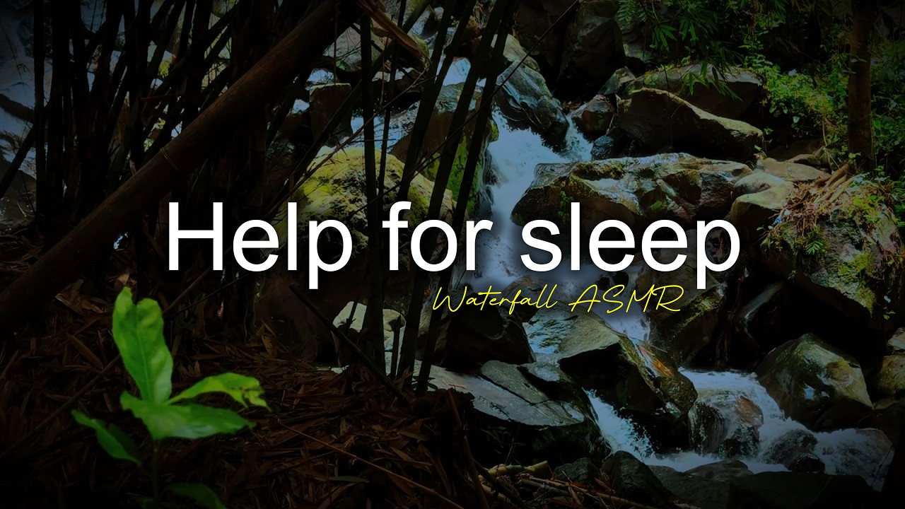 Deep Sleep Waterfall Sound | Pure Nature ASMR (No Music)