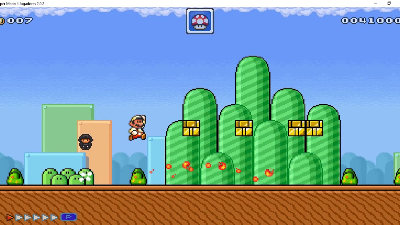 Super Mario 4 Jugadores - aquaman, sinking ship and jaws