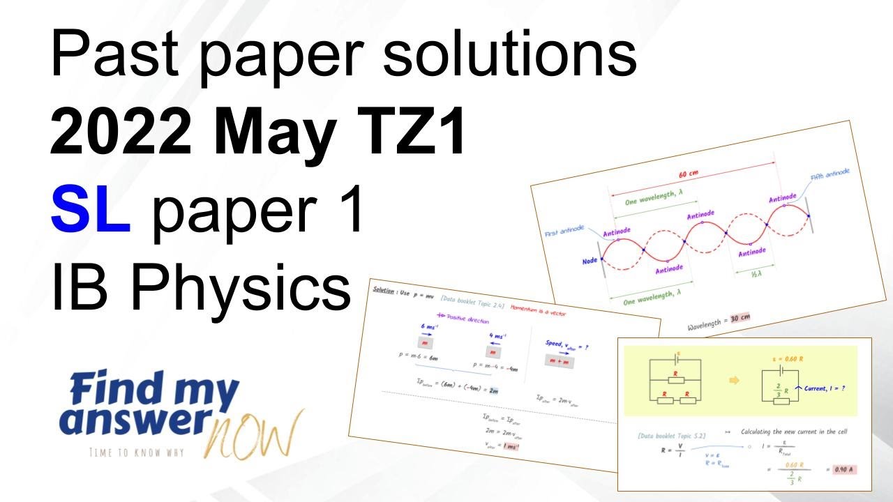 IB physics 2022 May TZ1 SL Paper 1