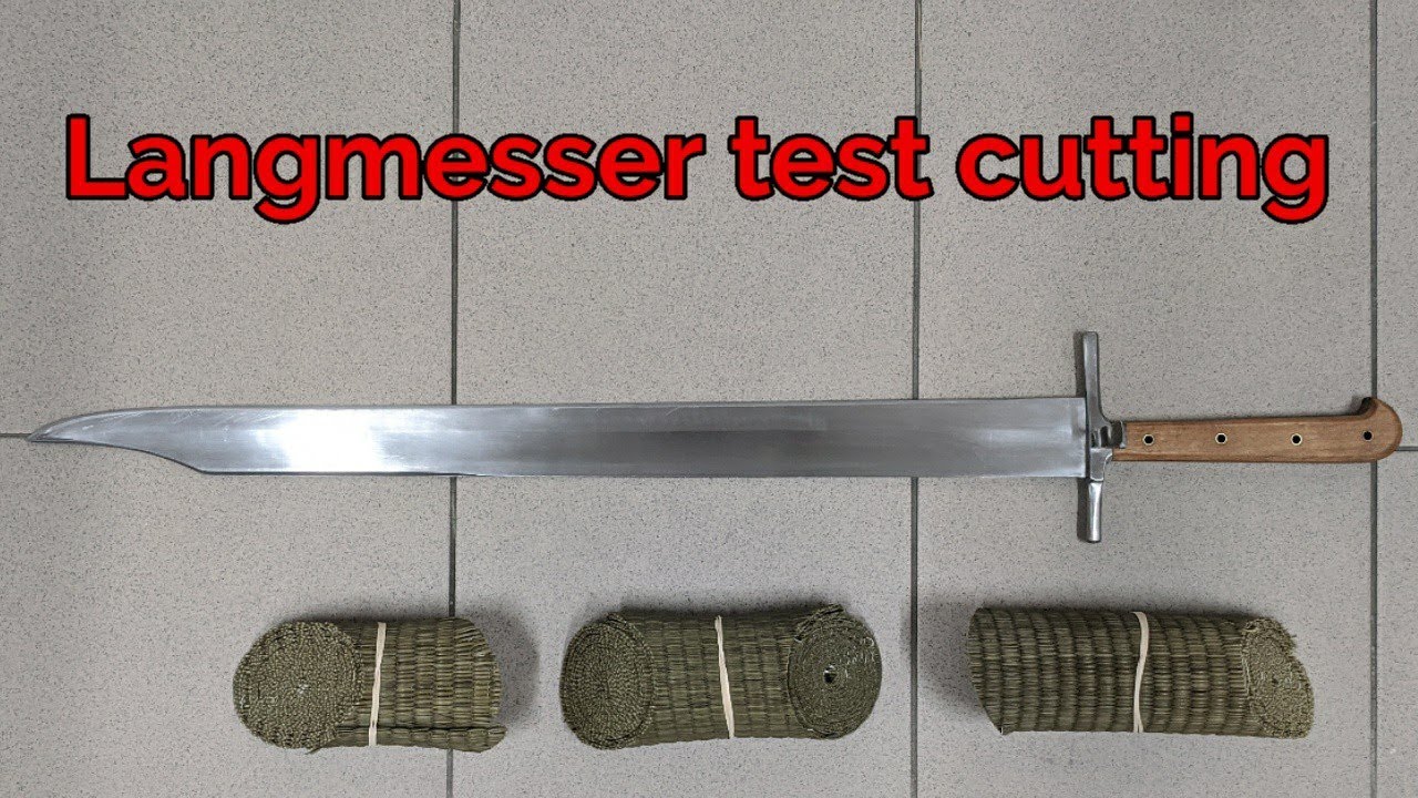 Langmesser test cutting
