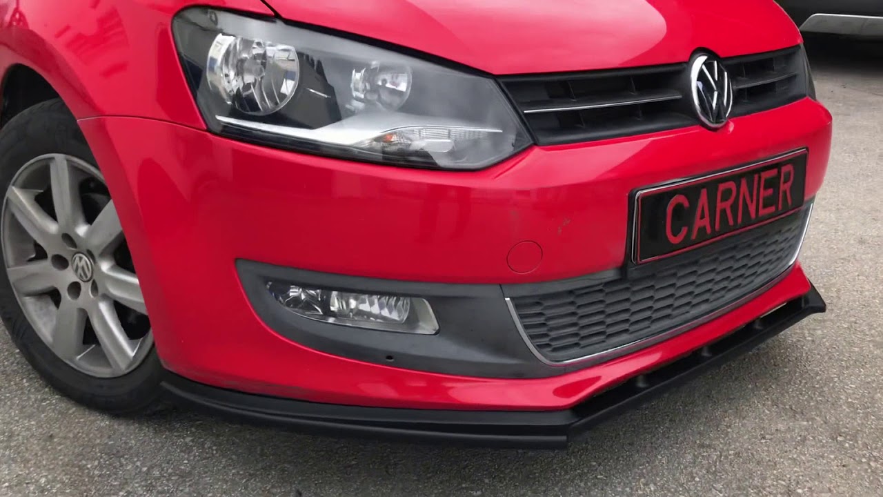 Front Bumper Spoiler For VW Polo 6R & Polo 6R GTI www.carner.gr