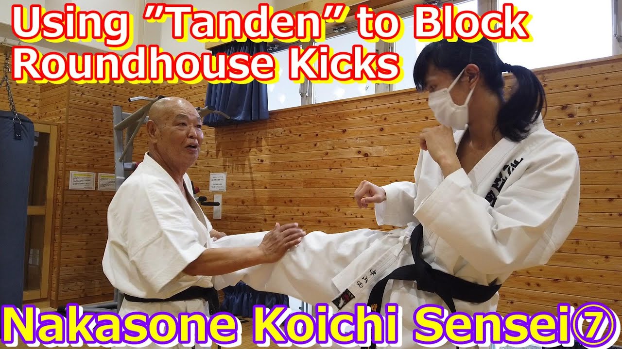 【仲宗根廣一先生⑦】～Using Tanden to Block Roundhouse Kicks～