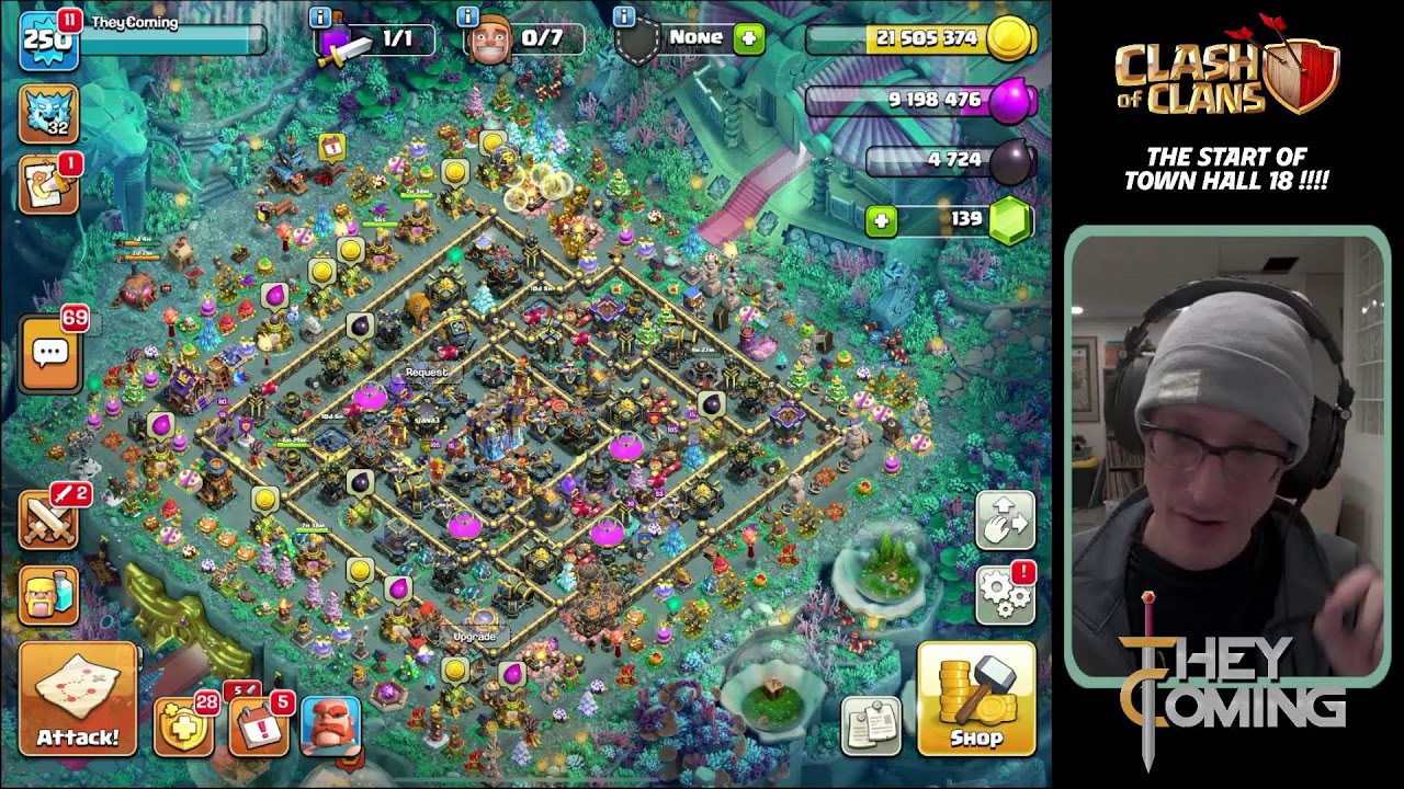 Starting Town Hall 18 RIGHT NOW in Clash of Clans