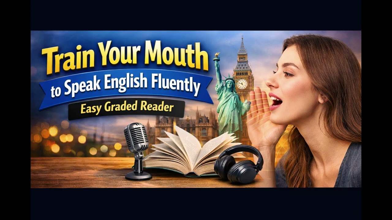 Train Your Mouth to Speak English Fluently | Easy Graded Reader