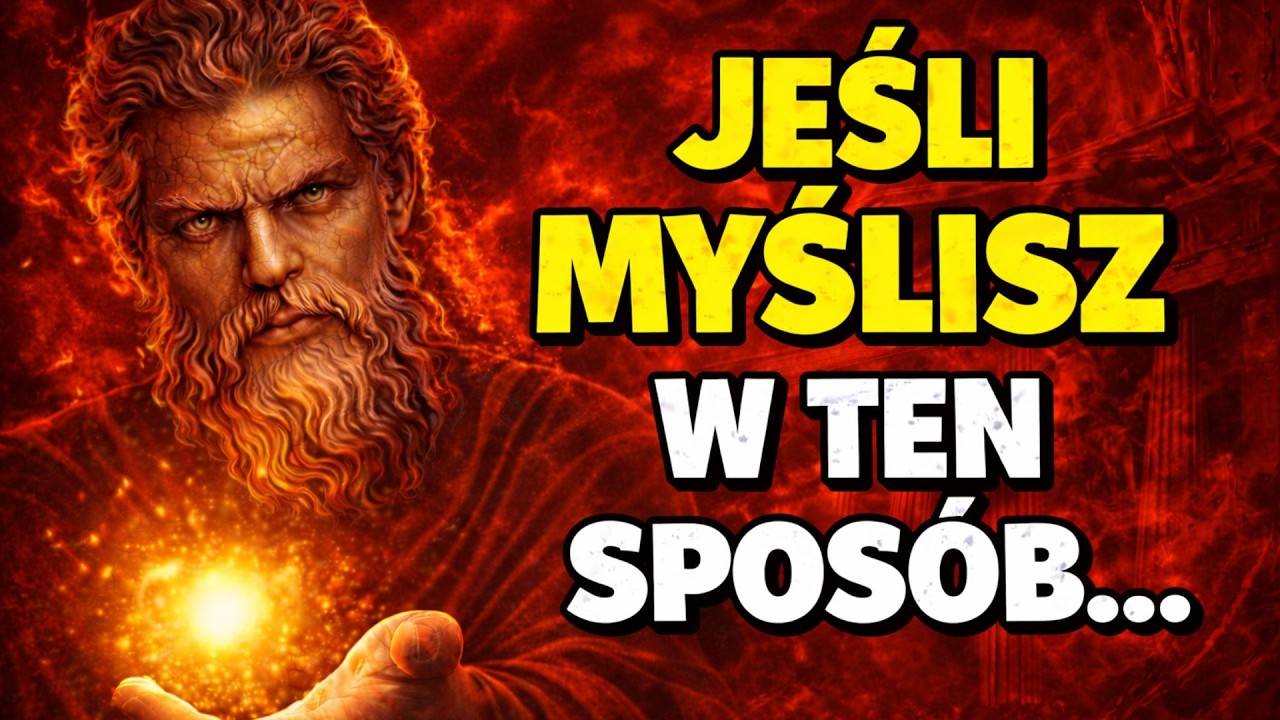 JEŚLI MYŚLISZ W TEN SPOSÓB, odzyskasz władzę nad swoim życiem | STOICYZM