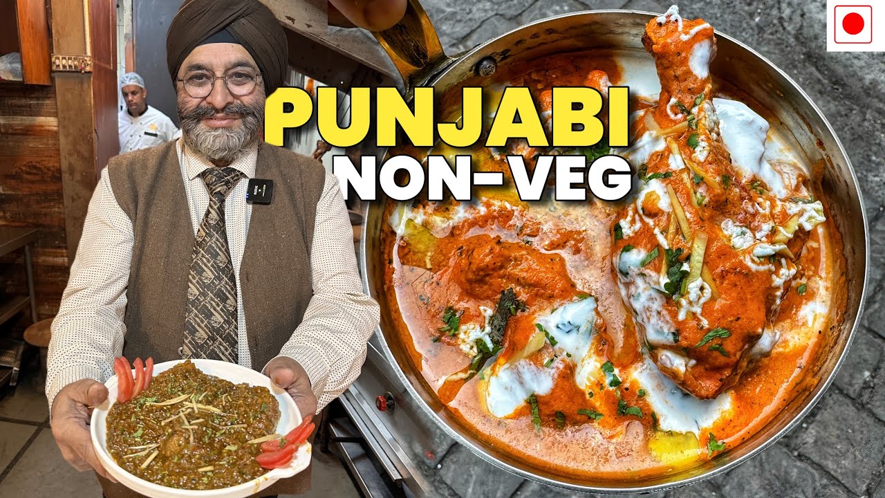 75yr Old Punjabi Restaurant for Tawa Mutton, Kababs, Chicken Butter wala | Mussoorie Food Tour