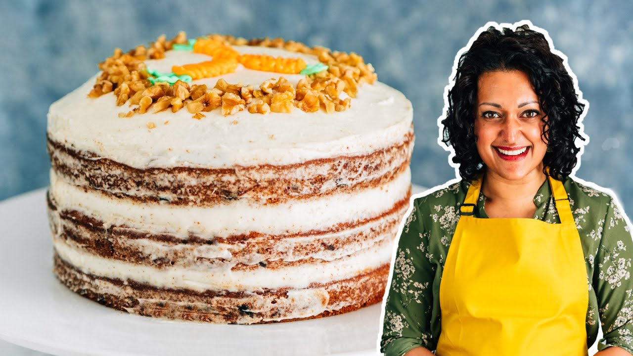 Dairy Free Carrot Cake with Cream Cheese Frosting